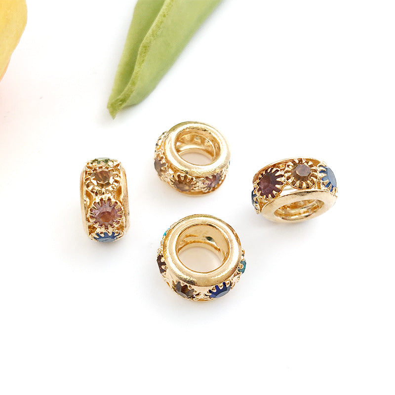 Beads de 6x10 mm de perforación de perforación de 20 piezas al por mayor de 20 piezas de 6x10 mm